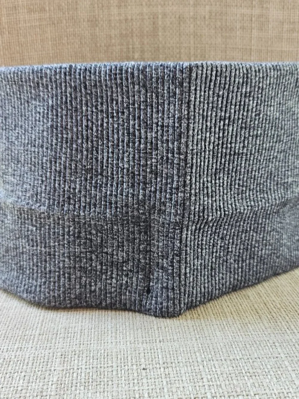 Ivy Parker By Beyonce Women Headband Gray Sport Ribbed Wide Head Band NEW